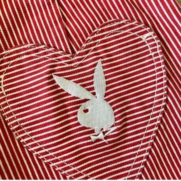 Playboy shorts with heart pockets❤️ size 23 - Picture 3 of 3